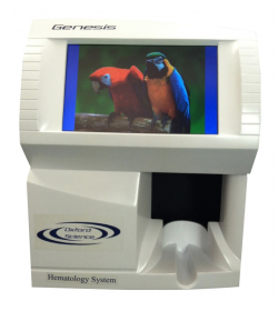 Genesis hematological veterinary analyzer manufactured by (Oxford Science, USA)