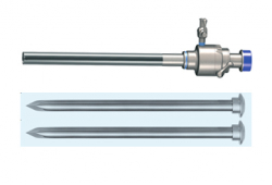 Trocar and stiletto pyramidal 5.5 mm