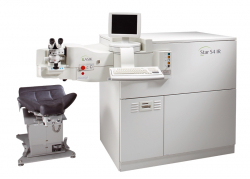 Visx ™ STAR S4IR ™ excimer laser system complete with patient's swivel bed, surgeon's chair and lensmeter+Aberrometric system on the table